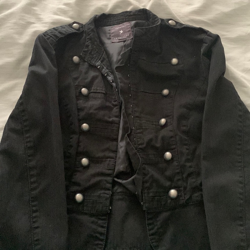 Black Jean Jacket